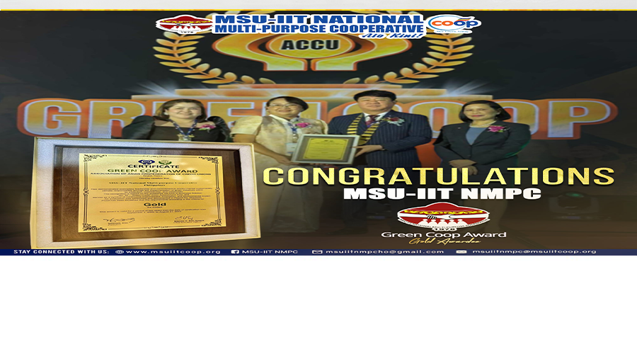 Green Coop Award Gold Awardee