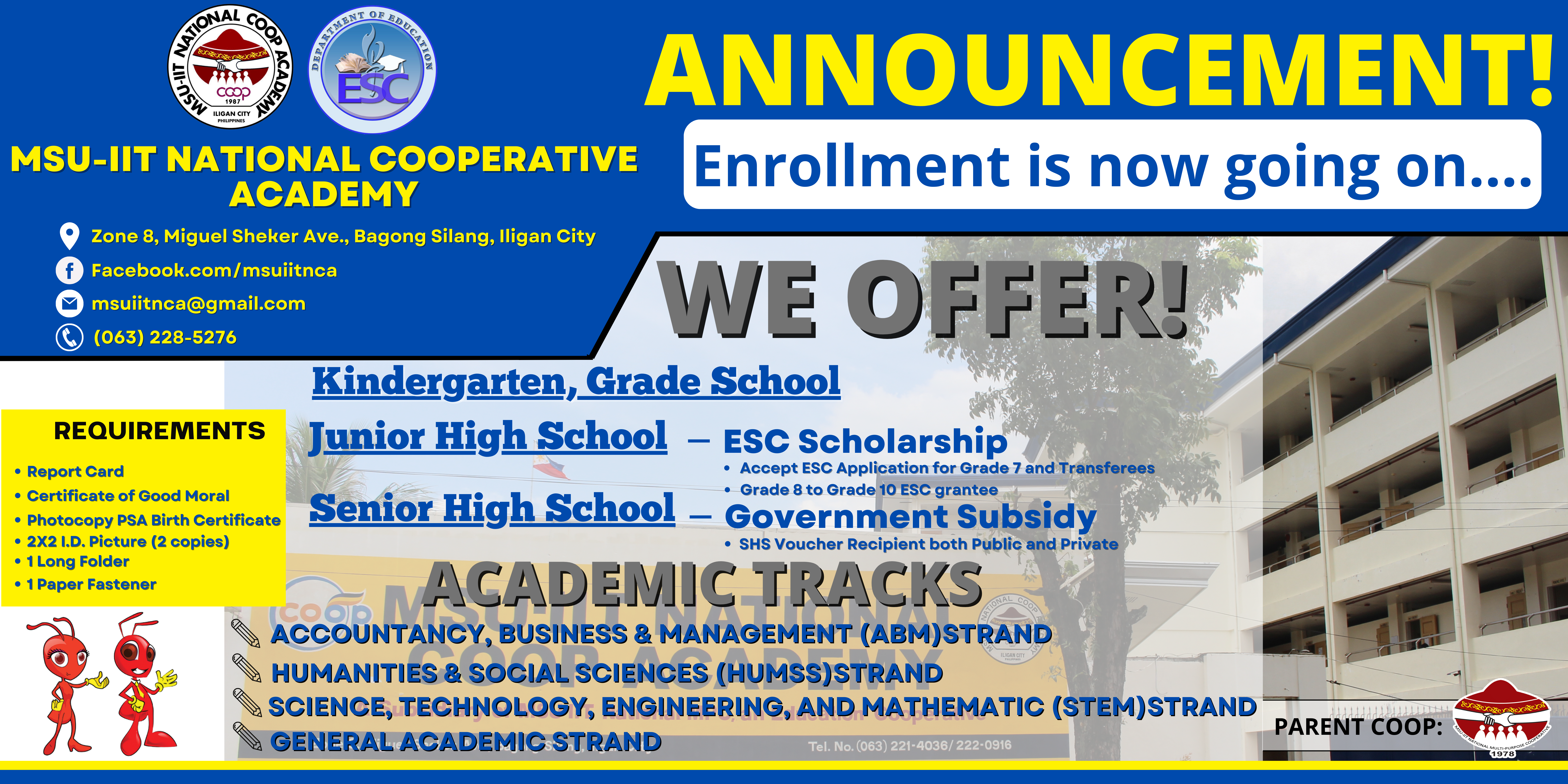 MSU-IIT COOP Academy logo